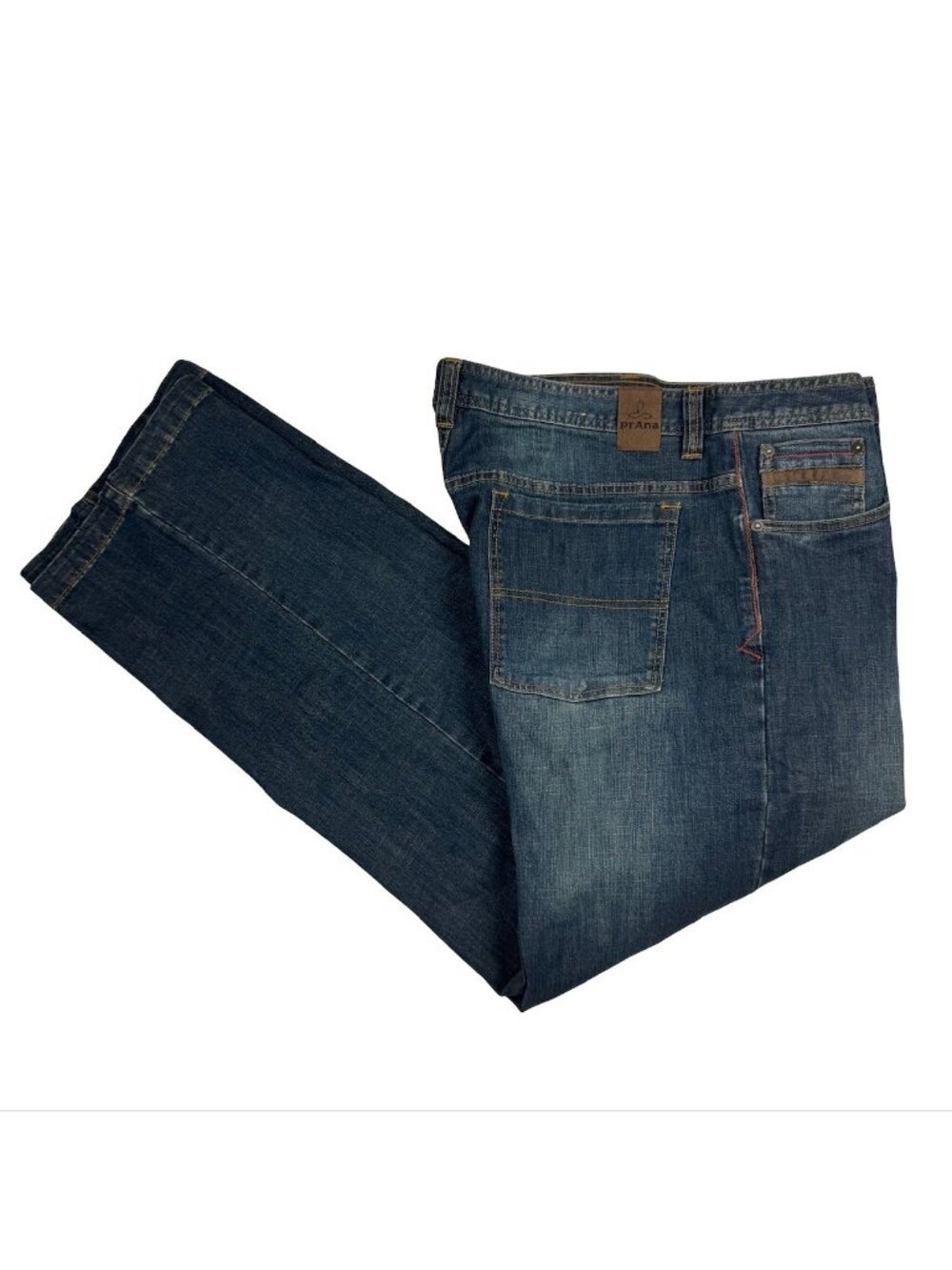 PrAna Men's Cotton Blend Jeans Blue • 38x32